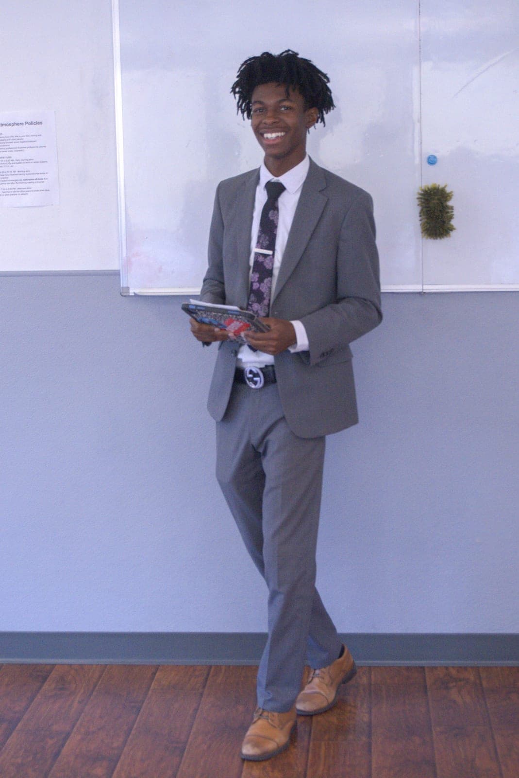 North Rising Star representative ready for the day